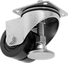 Easy-Turn Leveling Plate Casters