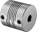 Image of Product. Front orientation. Flexible Shaft Couplings. Set Screw Precision Flexible Shaft Couplings.