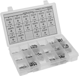 Image of Product. Front orientation. Lock Washers. Sold as Assortments, Tooth Washer.