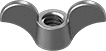 Image of Product. Front orientation. Lead Screws and Nuts. Acme Lead Screws and Nuts, Thumb Nuts—Right-Hand Thread.