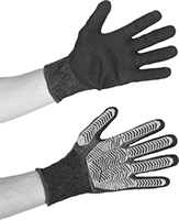Image of ProductInUse. Front orientation. Gloves. Impact- and Cut-Protection Gloves.