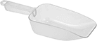 Image of Product. Front orientation. Scoops. Plastic Scoops, Style F.