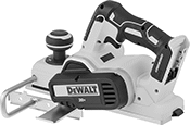 Image of Product. Back orientation. Planes. Cordless Planes, DeWalt.