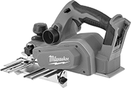 Image of Product. Back orientation. Planes. Cordless Planes, Milwaukee.