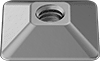 Metric Tamper-Resistant Sloped Nuts