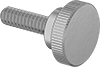 Brass Raised-Profile Knurled-Head Thumb Screws