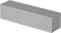 Image of Specification. Front orientation. ZoomedIn view. Straight Key. Machine Key and Woodruff Key Assortments.