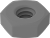 High-Strength High-Temperature PEEK Hex Nuts