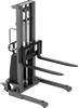 Battery-Operated High-Reach Lift Trucks with Forks
