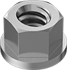 Stainless Steel Distorted-Thread Flange Locknuts