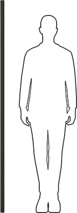 Image of Product. Side1 orientation. Contains SizingReference. Low-Strength Steel Threaded Rod, 1 1/2"-6 Thread Size, 6 Feet Long.