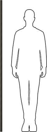 Image of Product. Side1 orientation. Contains SizingReference. Low-Strength Steel Threaded Rod, 1-1/4"-12 Thread Size, 6 Feet Long.