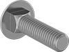 Medium-Strength Metric Class 8.8 Steel Square-Neck Carriage Bolts