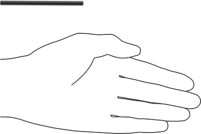 Image of Product. Side1 orientation. Contains SizingReference. Grade B7 Medium-Strength Steel Threaded Rod, 10-32 Thread Size, 3" Long.