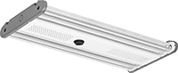 Image of Product. Style A. Front orientation. Ceiling and Wall Lights. High-Temperature Linear Bay Lights, Wet Environments—Suspension Mount, Thread On, LED, Style A.