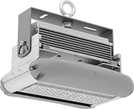 Image of Product. Style B. Front orientation. Ceiling and Wall Lights. High-Temperature Linear Bay Lights, Dusty Environments, Washdown Environments, Wet Environments—Bracket Mount, Eyebolt Mount, LED, Style B.
