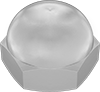 Low-Profile Cap Nuts