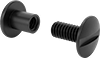 Aluminum Low-Profile Binding Barrels and Screws