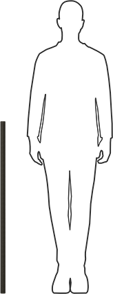 Image of Product. Side1 orientation. Contains SizingReference. Class 8.8 Medium-Strength Steel Threaded Rod, M33 x 3.5 mm Thread Size, 1 M Long.
