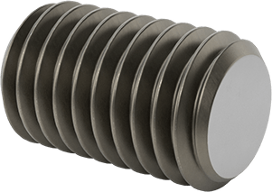 Image of Product. Front orientation. Class 8.8 Medium-Strength Steel Threaded Rod, M10 x 1.5 mm Thread Size, 16 mm Long.