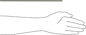 Image of Product. Side1 orientation. Contains SizingReference. Grade B16 Medium-Strength Steel Threaded Rod, 1/4"-20 Thread Size, 1 Foot Long.