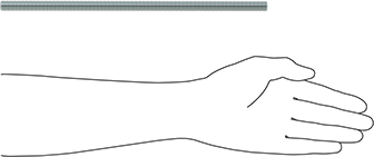 Image of Product. Side1 orientation. Contains SizingReference. Medium-Strength Threaded Rod, Class 8.8 Zinc-Plated Steel, M12 x 1.75mm Thread, 300 mm Long.
