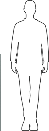 Image of Product. Side1 orientation. Contains SizingReference. Medium-Strength Threaded Rod, Class 8.8 Zinc-Plated Steel, M8 x 1.25 mm Thread, 1 M Long.