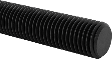 Image of Product. Front orientation. Medium-Strength Threaded Rod, M16 x 2 mm Thread Size, 1 M Long.