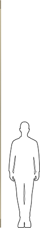 Image of Product. Side1 orientation. Contains SizingReference. Grade B7 Medium-Strength Steel Threaded Rod, Zinc Yellow-Chromate Plated, 1/2"-13 Thread Size, 12 Feet Long.