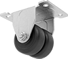 Cart-King Casters with Rubber Wheels 