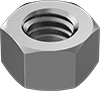 Seize-Resistant High-Strength 410 Stainless Steel Hex Nuts
