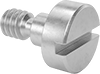 Stainless Steel Low-Profile Slotted Precision Shoulder Screws
