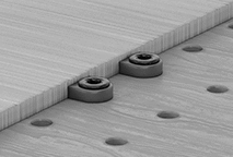 Image of ProductInUse. Front orientation. Fixture Clamps. Fixture Stops.