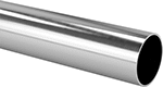 Image of Product. Front orientation. Stainless Steel. Tight-Tolerance 304 Stainless Steel Round Tubes.