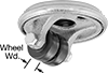 Low-Profile Casters with Nylon Wheels 