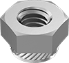 Metric Steel Press-Fit Nuts for Sheet Metal