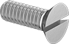 Aluminum Slotted Flat Head Screws