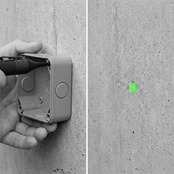 Image of ProductInUse. Front orientation. Hole Marking Chalk.