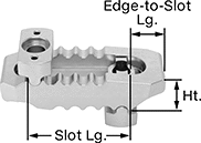 Image of Attribute. Side1 orientation. Contains Annotated. Fixture Clamps. Adjustable Setup Clamps.