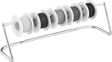 Image of Product. Five Spools. Front orientation. 5. Lead Wire Assortments.