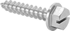 Stainless Steel Flanged Slotted Hex Head Screws for Sheet Metal