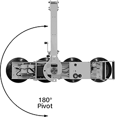Image of Specification. Top orientation. Contains Annotated. Vacuum Lifters. Vacuum Lifters for Large Panels .