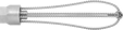 Image of Product. Side1 orientation. ZoomedIn view. Burs. Burs, Whisk, Single-Cut Tooth.