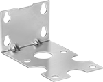 Image of Product. Front orientation. Brackets. Plastic Filter Housings.