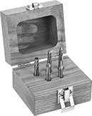 Image of Product. Front orientation. Burs. Bur Sets for Soft Metals and Plastics, Style A.