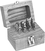 Image of Product. Front orientation. Burs. Bur Sets for Soft Metals and Plastics, Style D.