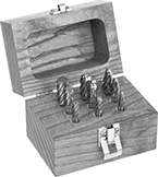 Image of Product. Front orientation. Burs. Bur Sets for Soft Metals and Plastics, Style E.