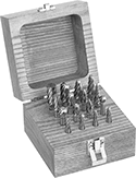Image of Product. Front orientation. Burs. Bur Sets for Soft Metals and Plastics, Style F.