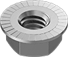 Medium-Strength Steel Serrated Flange Locknuts—Grade 5