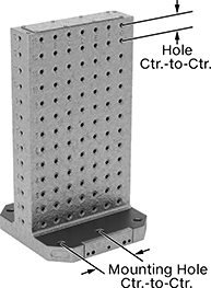 Image of Attribute. Front orientation. Fixture Columns, Grid, Rectangle.